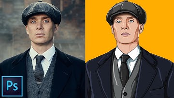 THOMAS SHELBY - SPEED ART/TUTORIAL (Adobe Photoshop)
