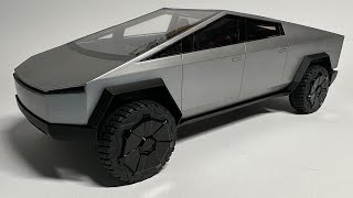 Fully 3D Printing & Building a Tesla Cybertruck Model Kit with the Apex Maker X1