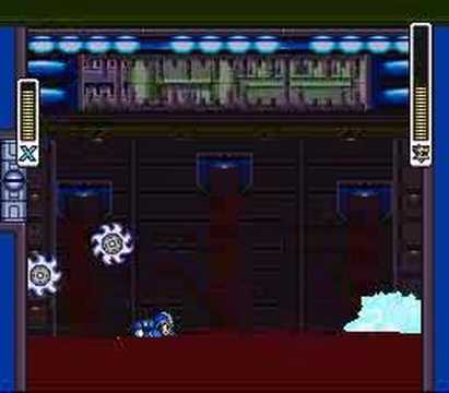 Mega Man X2 No Armor/Upgrades/Weapons Wheel Gator
