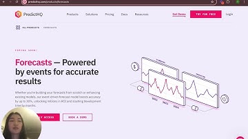 PredictHQ Forecasts Demo