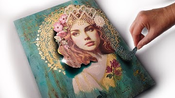 The ULTIMATE Mixed Media MASTERCLASS - 🤯Mind Blowing Image-Transfer Technique | AB Creative Tutorial