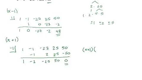 Factoring Polynomials using Synthetic Division
