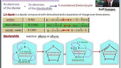 1,3-Dipolar cycloaddition or Huisgen Cycloaddition-Cycloaddition-Pericyclic reaction