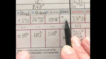 Celestial Exercise for Part 14: Planning for Polaris