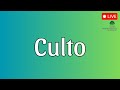 CULTO DOMINICAL (14/09/2025)
