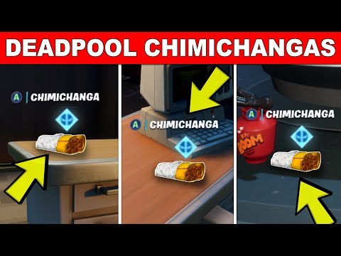 Fortnite Deadpool week 2 challenge - Where to find chimichangas around HQ, Gaming, Entertainment