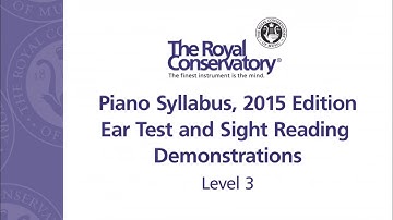 Ear Test and Sight Reading Requirements: Level 3