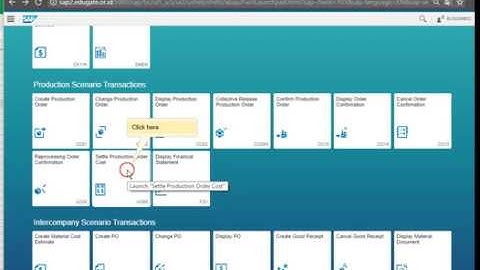 Settle Production Order by SAP Screen Personas design Fiori