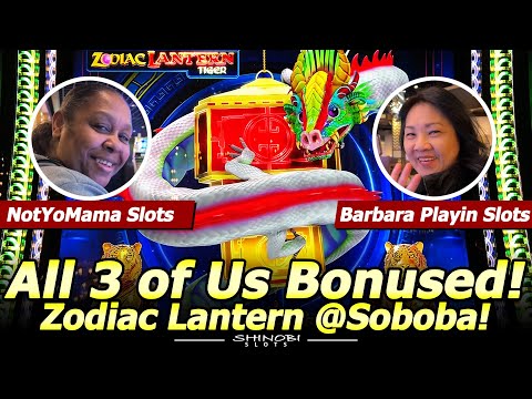 All 3 of Us Were in the Bonus at Once! With@BarbaraPlayinSlots and @notyomamaslots at Soboba!