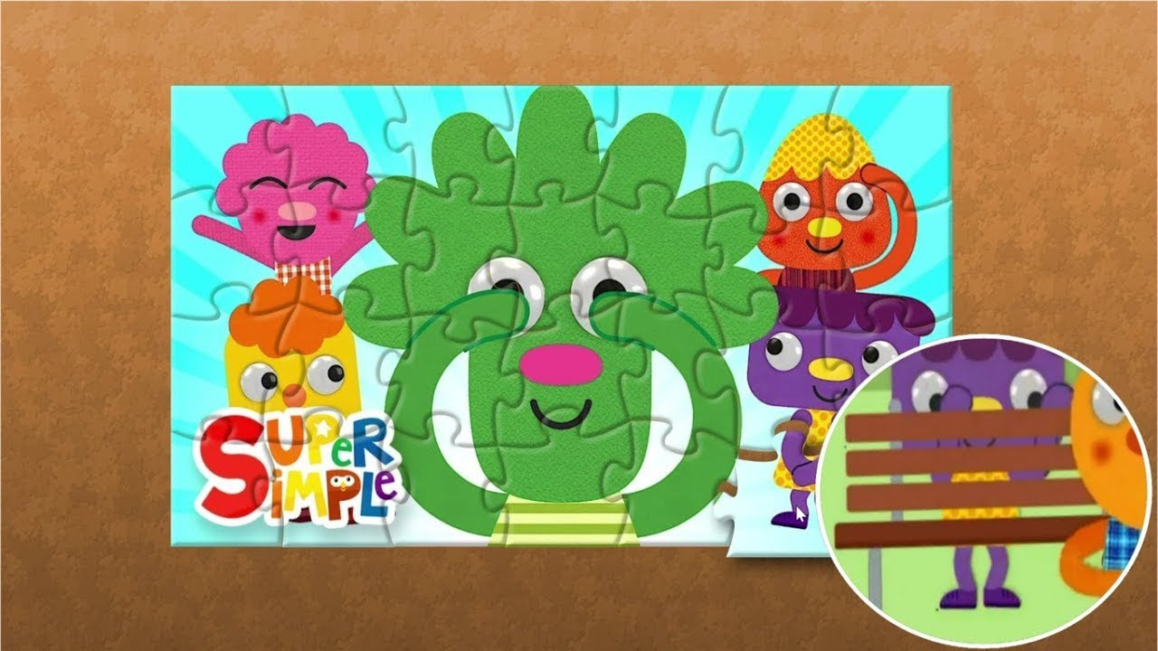 Funny Animation Hide And Seek Noodle & Pals Super Simple Songs puzzle ...
