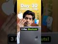 Day 30: 3 Mac Shortcuts You MUST Know! 🚀 #tech