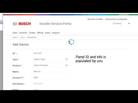 Installer Services Portal - Activate a Cloud Panel via RPS