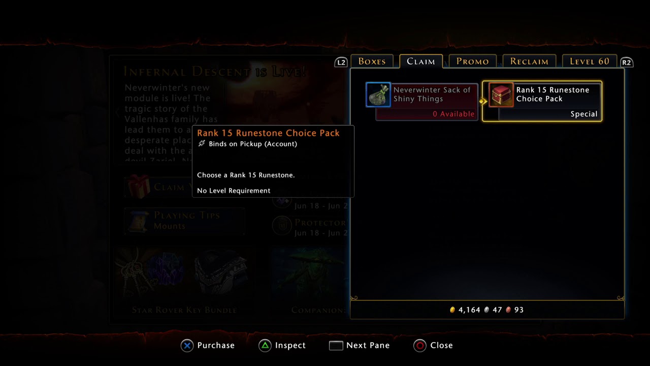 Neverwinter Free Rank 15 Runestone Choice Pack - YouTube