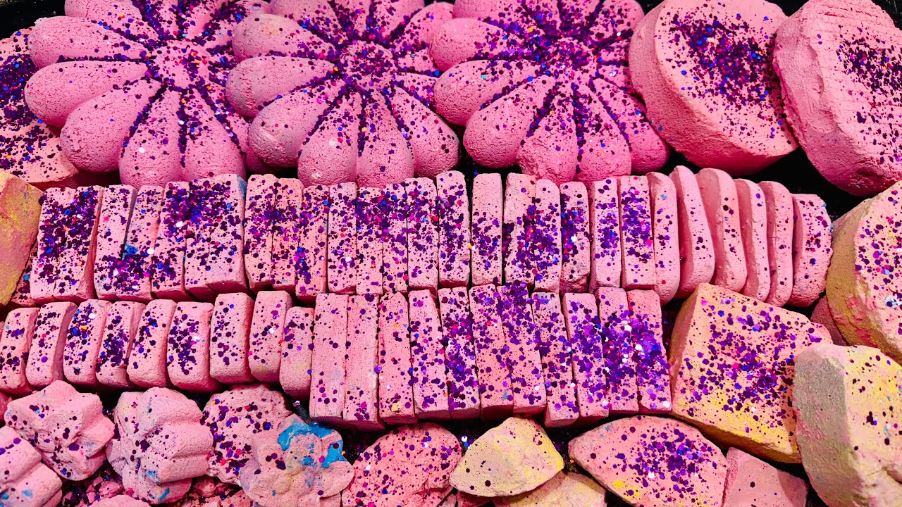 CC Variety Dyed Chalk ASMR Crush | Oddly Satisfying ASMR