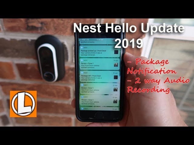 nest doorbell audio