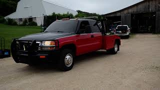2006 GMC 3500 Tow Truck, 6.0L Gas Engine, 4x4 Gmc 3500 Gas Engine