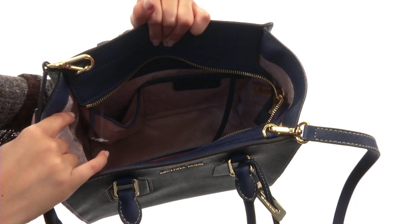 selby medium crossgrain leather satchel