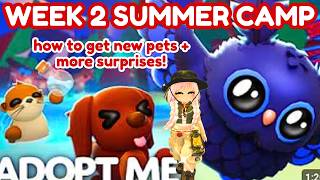 🔴 How To Get Sea Otters, Irish Setter, &amp; Stygian Owl - WEEK 2 PETS in Summer Camp! #adoptme #roblox