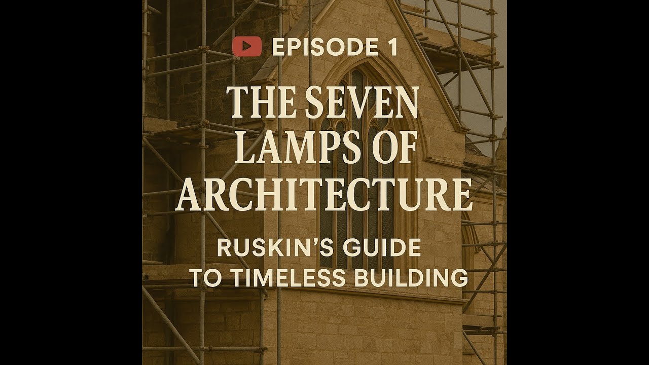 📺 Episode 1 — The Seven Lamps of Architecture: Ruskin’s Guide to Timeless Building