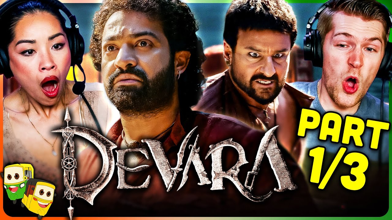 DEVARA (Part 1/3) Movie Reaction! | N. T. Rama Rao Jr. | Janhvi Kapoor | Saif Ali Khan