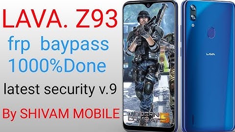 Lava z93 frp bypass1000% working trick