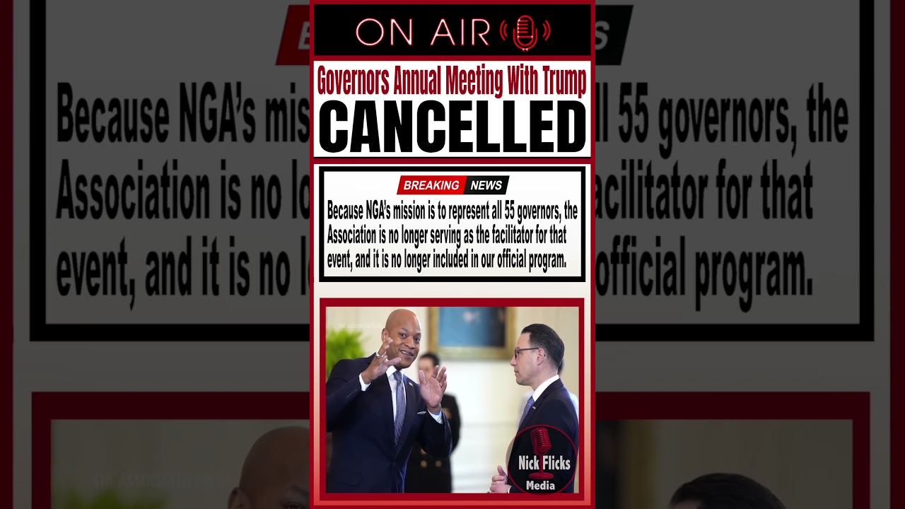 NGA Cancelled White House Meeting After Donald Trump Invited Only GOP!