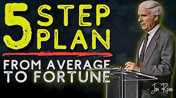 Five Steps To Go From Average To Fortune | Jim Rohn Motivation