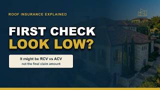 RCV vs ACV Explained: Roof Insurance Claim Terms Homeowners Should Know