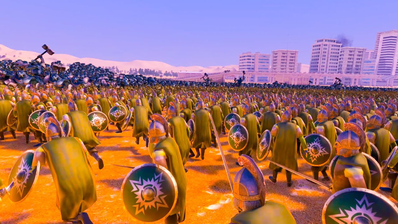 194000 Dragon Man VS 19700 Rohan Soldiers  Ultimate Epic Battle Simulator UEBS 2