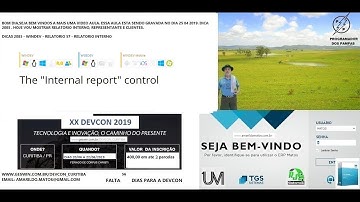 DICAS 2085 WINDEV RELATORIO 57 RELATORIO INTERNO