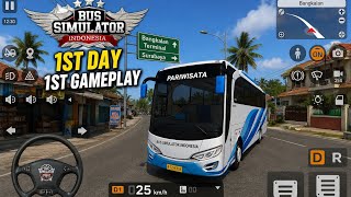 🚌 NEW EURO COACH BUS 🔥 | BIG BUS UPDATE 🤩 | BUS SIMULATOR INDONESIA GAMEPLAY 🚍💨 | BUSSID #BUSSID​​ screenshot 4