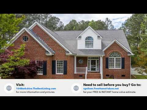 104 Berkshire Drive, Winterville, NC home video tour