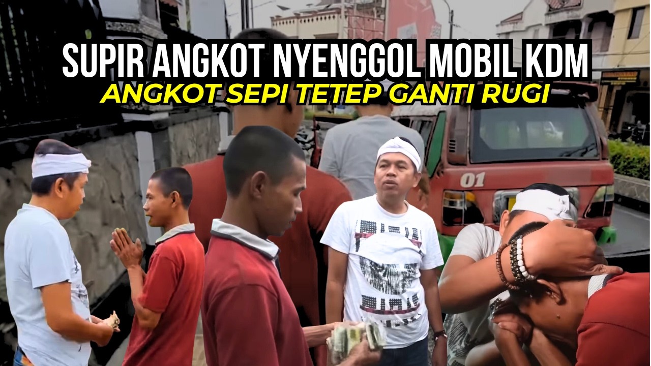 SUPIR ANGKOT INI PENUMPANGNYA SEPI | INI CARA UNIK KANG DEDI BERBAGI #kangdedimulyadi #supirangkot