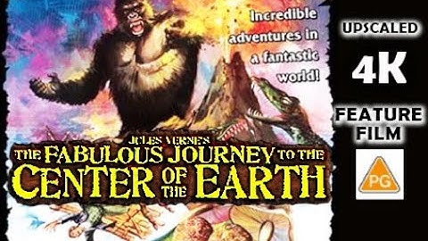 The Fabulous Journey To The Center Of The Earth. 1977 4K Restore & Upscale. Adv/Sci-fi Full Movie.