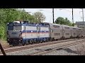 Amtrak & MARC Trains Through Harmans, Maryland