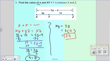 Geo: Unit 1 Day 2 Notes- Segment Addition