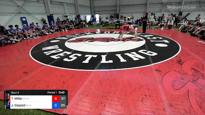 160 Lbs Round 1 (8 Team) - Tyrel Miller, Ohio Vs J...