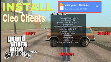 How to install Cleo script In GTA San Andreas | Cleo script Install in GTA San Andreas