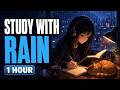 Study With Rain 📚 1 Hour of Dreamy Vocal Lofi for Focus &amp; Reading