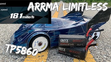 Arrma Limitless 181mph tp58 motor Onyx 8k new single motor pb