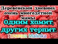 Деревенский дневник очень многодетной мамы /Обзор Влогов /Одним Хамит, других Терпит//