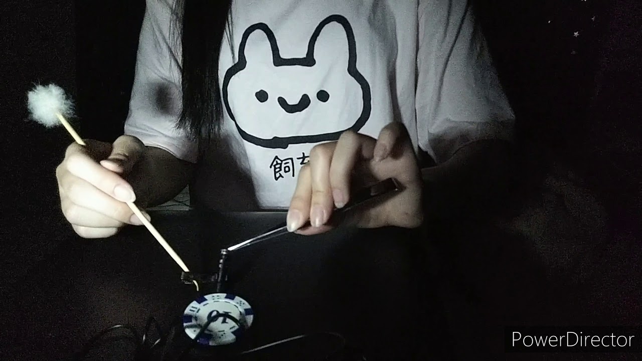 中学生の雑ASMR  ピンセットと耳かき