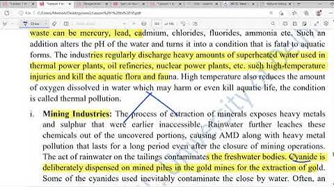 Environmental Science-Theory into practice- SEM 1/2 - DU/SOL/NCWEB/ REGULAR- AEC Chapter 9 Explained