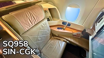 Great Service on SQ 958 Singapore Airlines Business Class to Jakarta June 2025 Flight Review