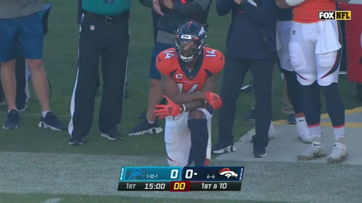 Broncos honor Demaryius Thomas with 10 man huddle ...