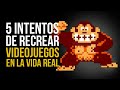 5 INTENTOS de recrear videojuegos EN LA VIDA REAL