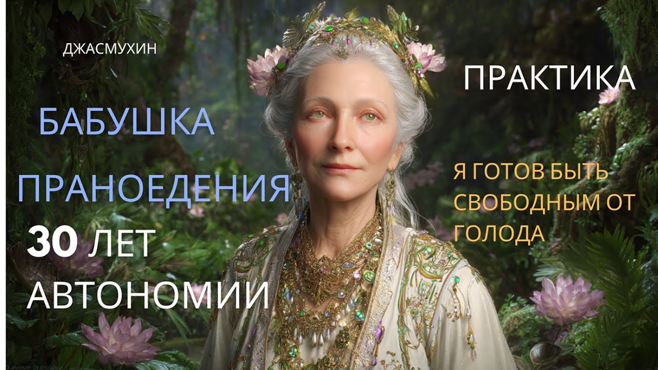 АВТОНОМИЯ.  Бабушка Праноедения. 30 лет в Автономии. Джасмухин. Мировой слёт Праноедов в 2024 году.