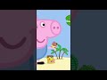 Giant George Meets The Giant Dinosaur #shorts #peppapig