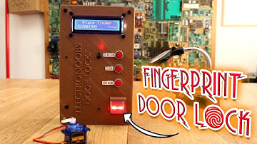 Fingerprint DOOR LOCK with BlackBox security