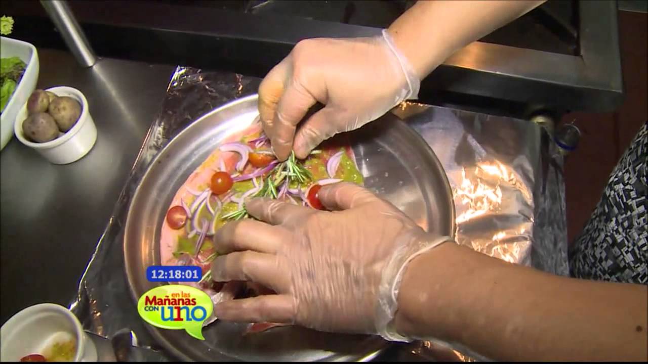 trucha al horno-receta peruana